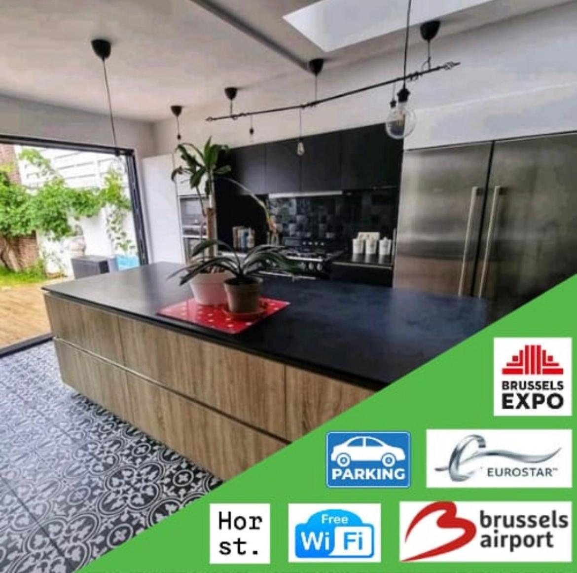 Appartement 3 Chambres Centre Vilvoorde Bruxelles Brusselsairport Expo Nato Anvers Wifi Free Parking エクステリア 写真